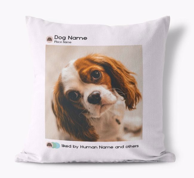  Liked By... : Personalized {breedFullName} Photo Upload Pillow